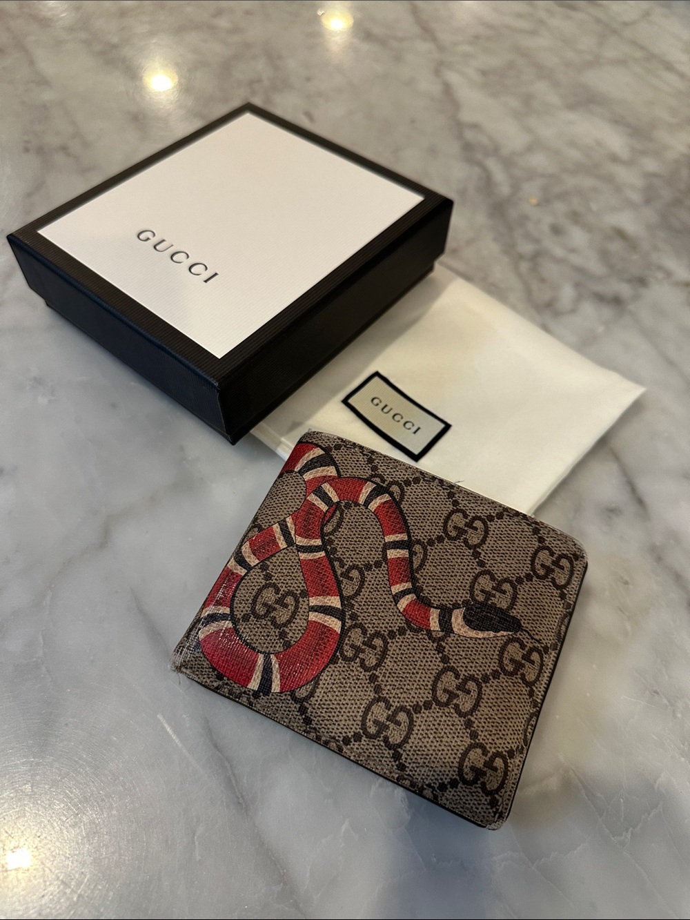 *Preloved* Gucci Bifold Wallet - Brown Multi - Picture 6 of 6